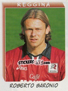 Sticker Roberto Baronio - Calciatori 1999-2000 n. 299 - Panini