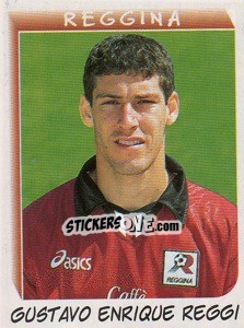 Sticker Gustavo Enrique Reggi - Calciatori 1999-2000 - Panini