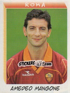 Sticker Amedeo Mangone - Calciatori 1999-2000 - Panini