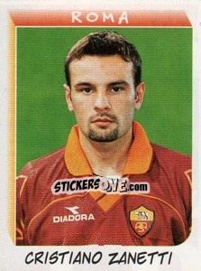 Cromo Cristiano Zanetti - Calciatori 1999-2000 - Panini