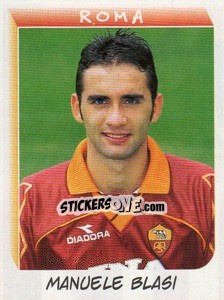 Sticker Manuele Blasi - Calciatori 1999-2000 n. 330 - Panini