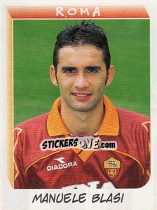 Sticker Manuele Blasi - Calciatori 1999-2000 - Panini