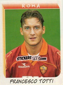Cromo Francesco Totti - Calciatori 1999-2000 - Panini