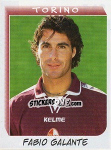Sticker Fabio Galante - Calciatori 1999-2000 n. 343 - Panini