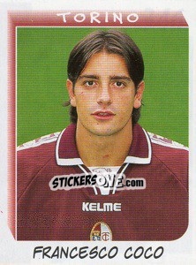 Sticker Francesco Coco - Calciatori 1999-2000 n. 346 - Panini