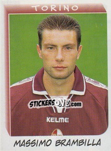 Sticker Massimo Brambilla - Calciatori 1999-2000 n. 349 - Panini