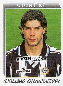 Sticker Giuliano Giannichedda - Calciatori 1999-2000 n. 373 - Panini