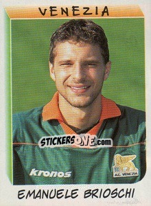 Sticker Emanuele Brioschi - Calciatori 1999-2000 n. 396 - Panini