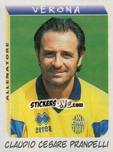 Sticker Claudio Cesare Prandelli (Allenatore) - Calciatori 1999-2000 n. 412 - Panini
