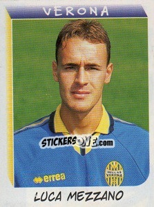 Sticker Luca Mezzano - Calciatori 1999-2000 n. 417 - Panini