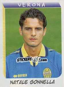 Sticker Natale Gonnella - Calciatori 1999-2000 n. 418 - Panini