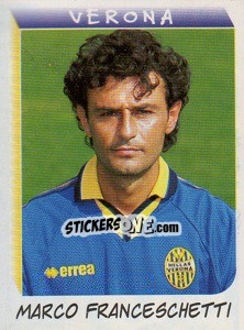 Sticker Marco Franceschetti - Calciatori 1999-2000 n. 421 - Panini