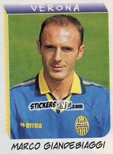 Sticker Marco Giandebiaggi - Calciatori 1999-2000 - Panini