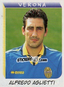 Sticker Alfredo Aglietti - Calciatori 1999-2000 - Panini