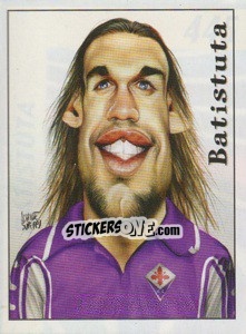 Cromo Batistuta - Calciatori 1999-2000 - Panini