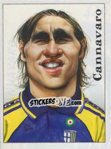 Sticker Cannavaro - Calciatori 1999-2000 n. 449 - Panini