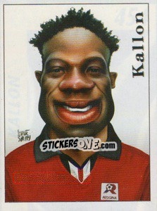 Sticker Kallon - Calciatori 1999-2000 n. 454 - Panini