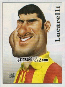 Sticker Lucarelli - Calciatori 1999-2000 n. 457 - Panini
