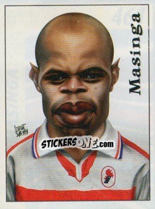 Sticker Masinga - Calciatori 1999-2000 n. 461 - Panini