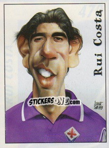 Sticker Rui Costa - Calciatori 1999-2000 n. 470 - Panini