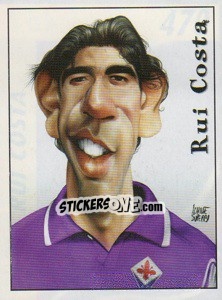 Figurina Rui Costa - Calciatori 1999-2000 - Panini