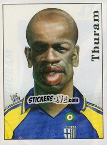 Sticker Lilian Thuram - Calciatori 1999-2000 - Panini