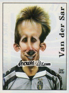 Sticker Van Der Sar - Calciatori 1999-2000 n. 477 - Panini