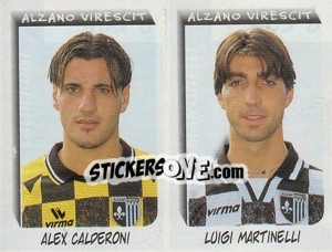 Sticker Calderoni / Martinelli  - Calciatori 1999-2000 n. 483 - Panini