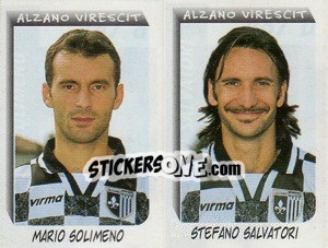 Sticker Solimeno / Salvatori  - Calciatori 1999-2000 n. 487 - Panini