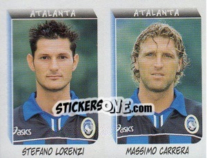 Sticker Lorenzi / Carrera  - Calciatori 1999-2000 n. 495 - Panini