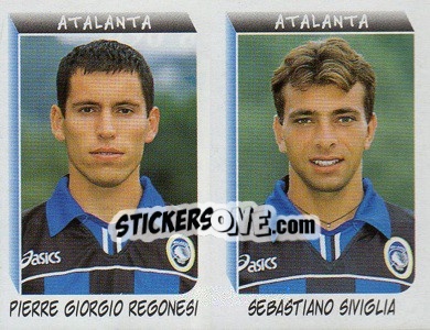 Sticker Regonesi / Siviglia  - Calciatori 1999-2000 n. 496 - Panini