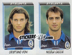 Sticker Doni / Caccia  - Calciatori 1999-2000 n. 499 - Panini