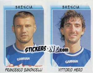 Figurina Zanoncelli / Mero  - Calciatori 1999-2000 - Panini