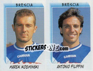 Sticker Kozminski / A.Filippini  - Calciatori 1999-2000 - Panini