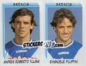 Sticker Yllana / E.Filippini  - Calciatori 1999-2000 n. 506 - Panini