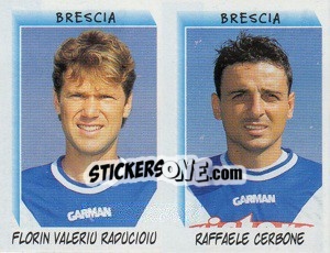 Sticker Raduciou / Cerbone  - Calciatori 1999-2000 - Panini