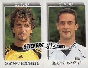 Sticker Scalabrelli / Mantelli  - Calciatori 1999-2000 n. 510 - Panini