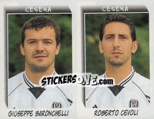 Sticker Baronchelli / Cevoli  - Calciatori 1999-2000 - Panini