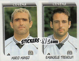 Sticker Manzo / Tresoldi  - Calciatori 1999-2000 n. 514 - Panini