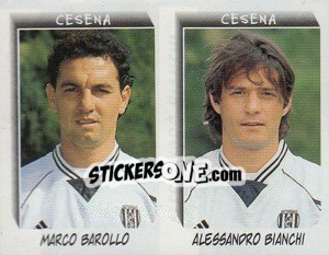Sticker Barollo / Bianchi  - Calciatori 1999-2000 n. 516 - Panini
