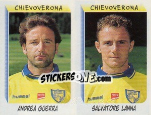 Sticker Guerra / Lanna  - Calciatori 1999-2000 n. 523 - Panini