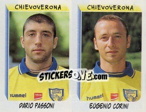 Sticker Passoni / Corini  - Calciatori 1999-2000 n. 524 - Panini
