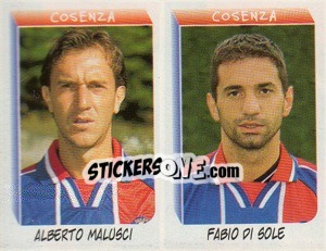 Sticker Malusci / Di Sole  - Calciatori 1999-2000 - Panini