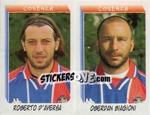 Sticker D'Aversa / Biagioni  - Calciatori 1999-2000 n. 534 - Panini