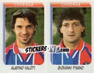 Sticker Valoti / Pisano  - Calciatori 1999-2000 n. 535 - Panini