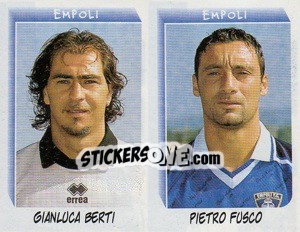 Sticker Berti / Fusco  - Calciatori 1999-2000 - Panini