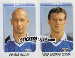 Figurina Baldini / Cribari  - Calciatori 1999-2000 - Panini