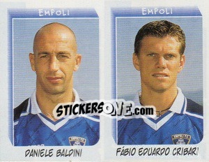 Sticker Baldini / Cribari  - Calciatori 1999-2000 n. 541 - Panini