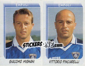 Sticker Mignani / Pinciarelli  - Calciatori 1999-2000 n. 543 - Panini