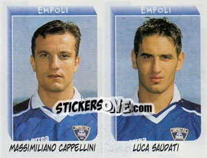 Sticker Cappellini / Saudati  - Calciatori 1999-2000 n. 545 - Panini